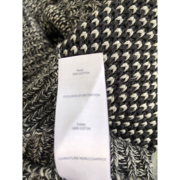 IVIVVA by LULULEMON BUSY TO BE COZY KNITTED PULLOVER GRAY SIZE 14 100% Cotton - Picture 11 of 13